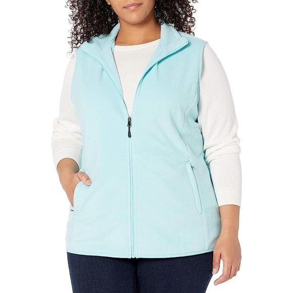 Amazon Essentials Womens Polar Soft Fleece Vest - Size 1X - NWT - Picture 1 of 7